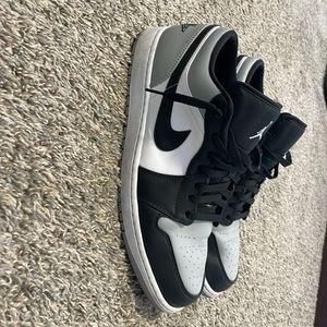 Jordan 1 low light smoke grey - black/white